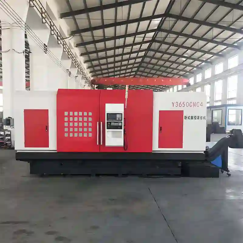 6 Axis CNC Gear Cutting Hobbing Machine 3